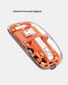 Çift Modlu Kablosuz Bluetooth 5.0 + 2.4GHz Mouse – 3 Cihaz Bağlantılı, Hızlı Geçiş Düğmeli