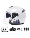 Çift Telefon Destekli Motosiklet Kask Bluetooth Kulaklık