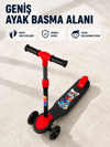 Çocuklar İçin 3 Tekerlekli Scooter Ayarlanabilir Gidonlu Eğlenceli Sürüş Aracı