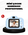 Çocuklar İçin Mini Dijital Kamera – 1080p HD, 2.0 İnç Ekran, Komik Filtreli ve Şarjlı
