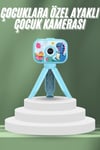Çocuklara Özel Ayaklı Mini Fotoğraf Makinesi Dijital LCD Ekran