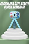 Çocuklara Özel Ayaklı Mini Fotoğraf Makinesi Dijital LCD Ekran