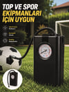 Çok Amaçlı Taşınabilir Hava Pompası Araç Bisiklet Top Lastik Şişirme Pompası