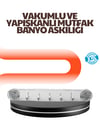 Çok Amaçlı Vakumlu Askılık Yapışkanlı Kolay Montajlı