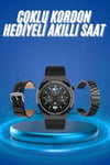 Çoklu Kordon Hediyeli Akıllı Saat Çağrı Cevaplama Müzik Dinleme Dokunmatik Ekran