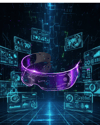 Cyberpunk LED Gözlük Çok Modlu Işıklı Parti ve Festival Aksesuarı