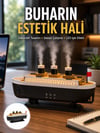 Dekoratif Gemi Modeli 7 Renk Işıklı Hava Nemlendirici ve Oda Kokusu Difüzörü Yeni Nesil