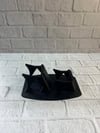 Dekoratif Siyah İkili Gamepad Standı 7x18 cm