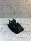 Dekoratif Siyah İkili Gamepad Standı 7x18 cm