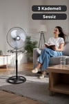 Dijital Ekranlı Metal Ayaklı Fan Vantilatör