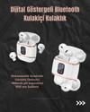 Dijital Göstergeli Bluetooth Kulakiçi Kulaklık – 4’lü Paket, Gürültü Engellemeli