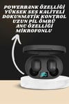 Dijital Göstergeli Kulaklık ve 7 Kordonlu Akıllı Saat Android ve İOS Uyumlu Uyku Takibi Sesli Görüşme