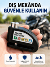 Disk Fren Kilidi Alarmlı Anti Hırsızlık Motosiklet Scooter Bisiklet Yeni Nesil
