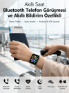 Dokunmatik Ekranı, Bluetooth Görüşme Desteği ve Akıllı Bildirim Özellikleriyle Teknolojiyi Bileğinize Taşıyan Akıllı Saat