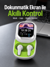 Dokunmatik Ekranlı Aktif Gürültü Azaltma Özellikli Kablosuz Kulaklık V5.4