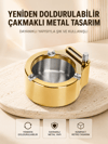 Duman ve Koku Giderici Hava Temizleyici Küllük  2 Katmanlı Filtreli