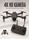 E99 Pro 4K HD Kameralı Katlanabilir Drone APP Kontrollü Uzaktan Kumandalı Mini Drone