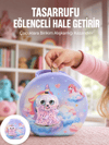Eğitici Şifreli Çocuk Para Kasası Dayanıklı Metal