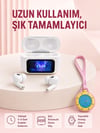 Ekranlı Kablosuz Kulaklık ve Pembe Çanta Charm Saat Kampanya Seti
