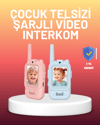 Ekranlı Walkie Talkie Oyuncağı Ses ve Görüntü Destekli