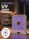 Elektrikli Sinek Öldürücü UV Işıklı Masaüstü Cihaz Beyaz Renk