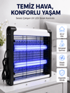 Elektrikli UV LED Sinek Öldürücü Sessiz Çalışan Etkili Böcek Tuzağı
