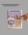Elektronik Şifreli ATM Görünümlü Çocuk Kumbarası Mor