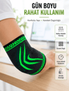 Fitness Dirsekliği Kompresyonlu Dirsek Destekliği Tenisçi Dirseği Spor Koruyucu