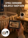 Gece Görüşlü Hareket Takipli Bebek Kamera Sistemi Yeni Nesil