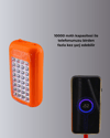 Gold Silver GS-875 Güneş Enerjili Powerbank ve 32 LED Işıldak