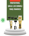 Güçlü Motorlu LCD Ekranlı Şarjlı Tıraş ve Şekillendirme Makinesi