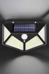 Güneş Enerjili Bahçe Aydınlatma Lambası Solar 100 Led Lamba
