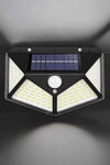 Güneş Enerjili Bahçe Aydınlatma Lambası Solar 100 Led Lamba