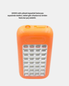Güneş Enerjili Powerbank 10000 mAh LED Işıklı