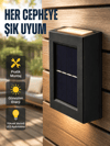Güneş Enerjili Su Geçirmez LED Duvar Lambası Yeni Nesil