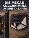 Güneş Enerjisi ile Şarj Olan Hareket Sensörlü 3 Modlu LED Dış Mekan Duvar Aydınlatması
