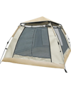 Güneşlikli Kamp Çadırı 240x240x160 cm 6 Kişilik Kolay Kurulum Outdoor