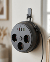 Güvenli Çoklu Priz 3 Priz 3 USB 1 Type C Termal Koruma Uzun Kablo