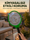 Hafif ve Ergonomik Elektronik Böcek Öldürücü – Güvenlik Koruması ile Pil Kontrollü