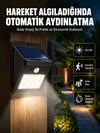 Hareket Algılamalı Solar LED Güvenlik Lambası Yeni Nesil