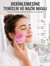 Hassas Ciltlere Özel Titreşimli Yüz Temizleme ve Masaj Aleti