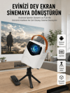 HD Ayaklı Portatif Projeksiyon Cihazı Bluetooth Wifi Akıllı Android İşlemcili