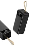 Hızlı Şarj 4 Çıkışlı Powerbank 60.000 Mah Taşınabilir Dijital Göstergeli