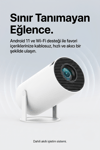 HY300 Mini Projeksiyon 4K Destekli – Android WiFi Bluetooth