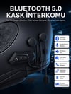 Intercom Bluetooth Kask Kulaklık Motosiklet Kulaklık 5.0 Bluetooth