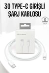 Iphone Uyumlu İOS Uyumlu Lightning Hızlı Şarj Tye C Lightning Şarj Kablosu