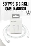 Iphone Uyumlu İOS Uyumlu Lightning Hızlı Şarj Tye C Lightning Şarj Kablosu