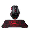 Işıklı Oyuncu Mouse ve Mousepad Seti Ergonomik Tasarım ve RGB Aydınlatma