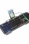 Işıklı Oyuncu Q Klavye Mouse Seti Siyah Gaming Oyuncu Klavye