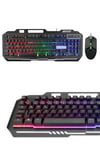 Işıklı Oyuncu Q Klavye Mouse Seti Siyah Gaming Oyuncu Klavye Yeni Nesil